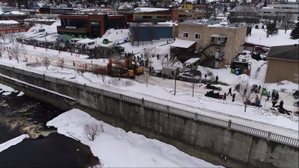 Drone Alma Boul. des Cascades Course 10 Mars 2018