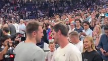 Doncic shares moment with Kroos and Curtois