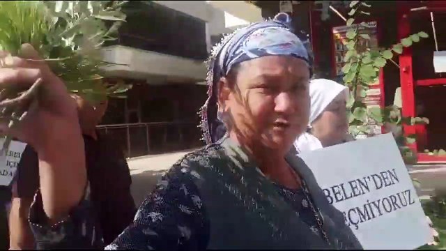 İkizköylüler Akbelen için Muğla Adliyesi'ne yürüdü: 'Topraklarımızı koruyoruz, Akbelen'den vazgeçmiyoruz'