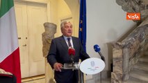 Tajani in Egitto: Favorire ritorno alla pace in Medio Oriente. Italia condanna attacchi Hamas