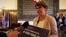 Samorządowcy z powiatu szczycieńskiego odebrali promesy z programu Polski Ład