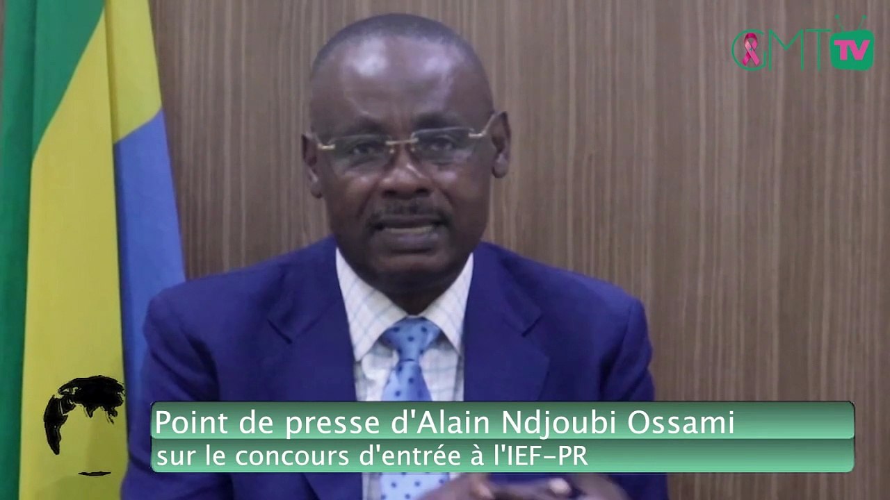 [#Reportage] Point de presse d'Alain Ndjoubi Ossami, sur le concours d'entrée à l'IEF-PR, aux Douane, aux Impôts...