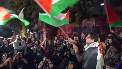 Manifestação pró-Palestina em São Paulo