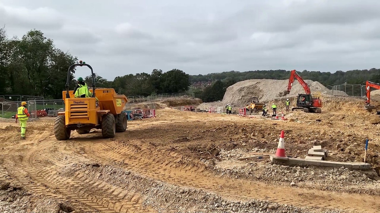 New development underway to build 151 new homes in St Leonards, East Sussex