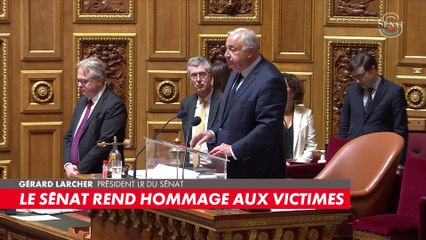 Le Sénat rend hommage aux victimes