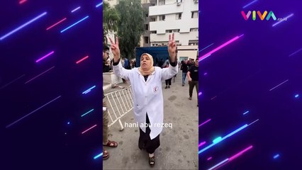 Jeritan Syukur Perawat di Gaza Dapati Suaminya Mati Syahid