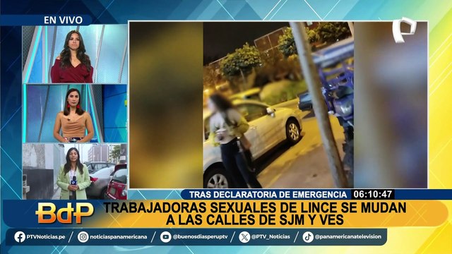 Trabajadoras sexuales dejan Lince y ofrecen sus servicios en SJM y VES