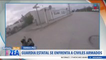 Guardia Estatal se enfrenta a civiles armados en Reynosa, Tamaulipas