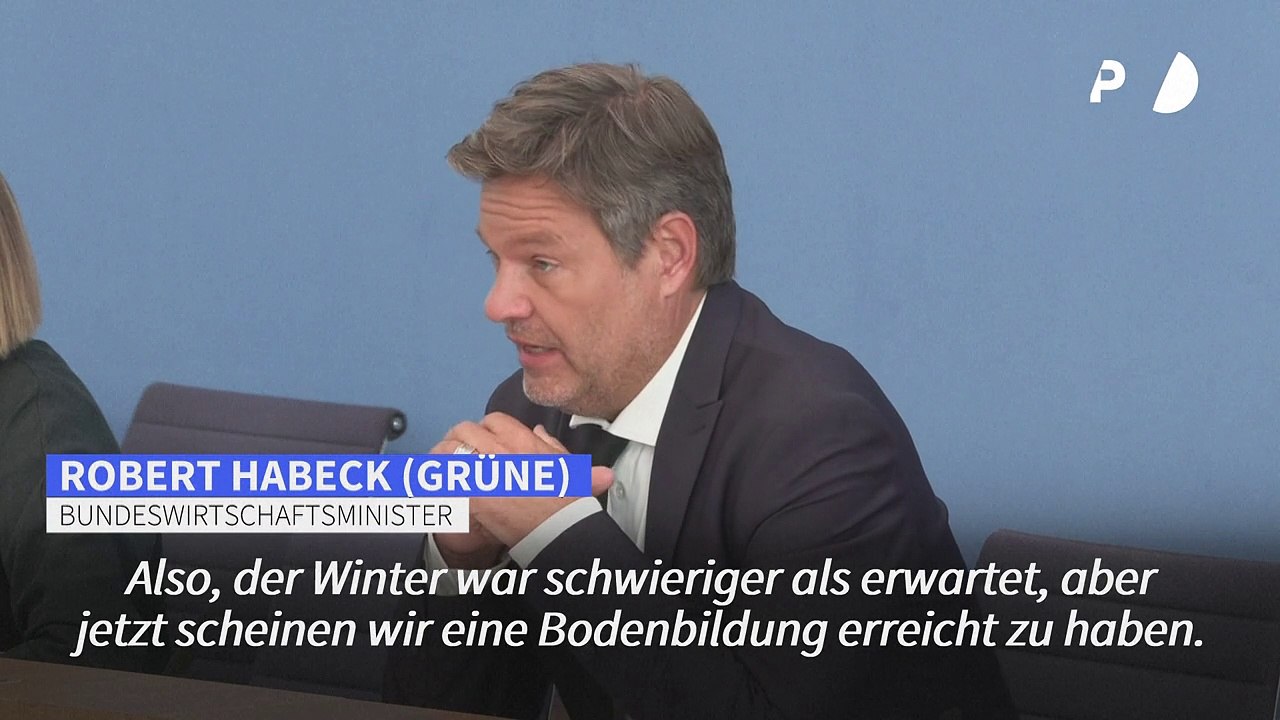 Habeck erwartet 2,6 Prozent Inflation 2024 - 1,3 Prozent Wachstum