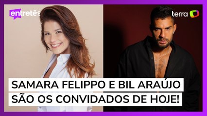 Samara Felippo e Bil Araújo são os convidados no Sala De TV de hoje!
