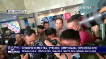 Syahrul Yasin Limpo Batal Diperiksa KPK Karena Jenguk Ibu Sakit di Kampung Halaman