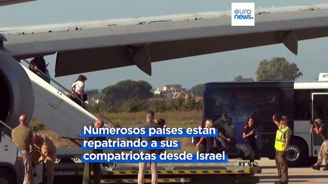 Llegan más ciudadanos extranjeros evacuados de Israel a Europa, entre ellos 200 españoles