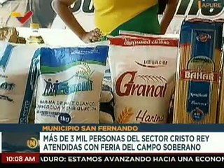 Apure | 4.5 ton. de alimentos fueron expendidos con Feria del Campo Soberano en sector Cristo Rey
