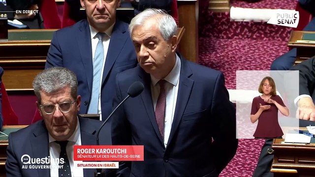 Attaque du Hamas: Le sénateur LR Roger Karoutchi demande à Élisabeth Borne de punir sévèrement les personnes qui ne soutiennent pas Israël et qui font l'apologie du terrorisme