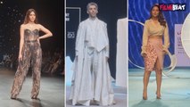 Hina Khan, Aalaya and Jim Sarbh's Stunning Ramp Walk at Lakme Fashion Week 2023