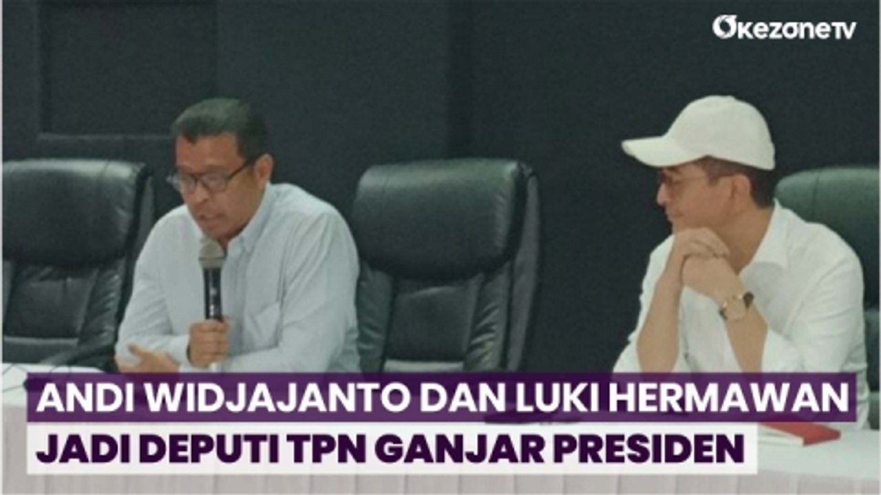 TPN Ganjar Presiden Tunjuk Andi Widjajanto dan Luki Hermawan sebagai Deputi