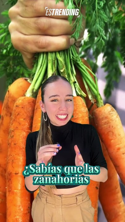 ¿Sabías que las zanahorias no siempre fueron naranjas?