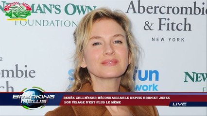 Renée Zellweger méconnaissable depuis Bridget Jones  son visage n'est plus le même