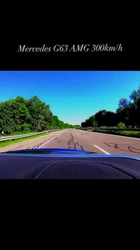 Condutor filma momento em que é ultrapassado por um Mercedes G63 AMG a mais de 300km/h