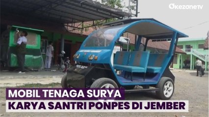 Santri Ponpes Nurul Islam Jember Buat Mobil Tenaga Surya, Intip Kecanggihannya