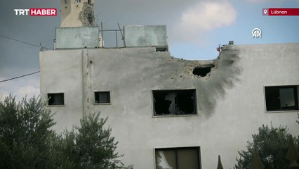 İsrail Lübnan'daki bir cami ve bazı evleri vurdu