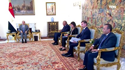 الرئيس السيسي يستقبل نائب رئيس الوزراء وزير الشئون الخارجية والتعاون الدولي الإيطالي