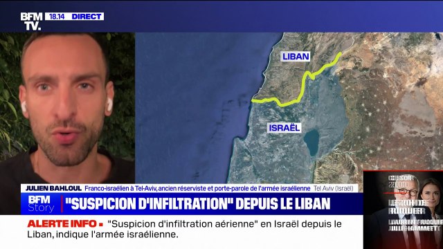 Suspicion d'infiltration aérienne en Israël depuis le Liban: l'armée demande aux civils de se mettre à l'abri