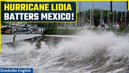 Hurricane Lidia: Mexico's Pacific coast witnesses 'extremely dangerous' Category 4 storm | Oneindia