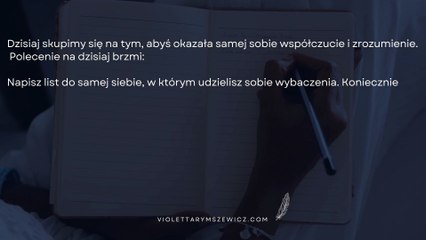 Dzień 2 Jak wybaczyć samej sobie