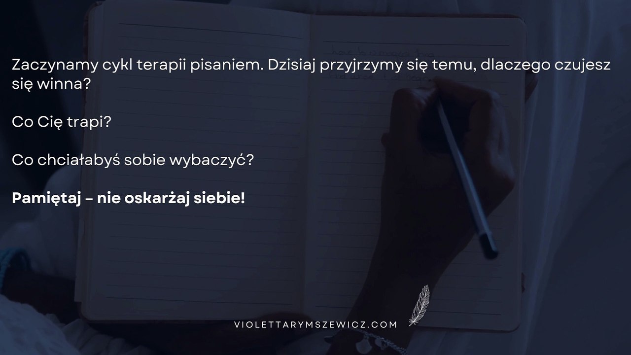 Dzień 1 Jak wybaczyć samej sobie