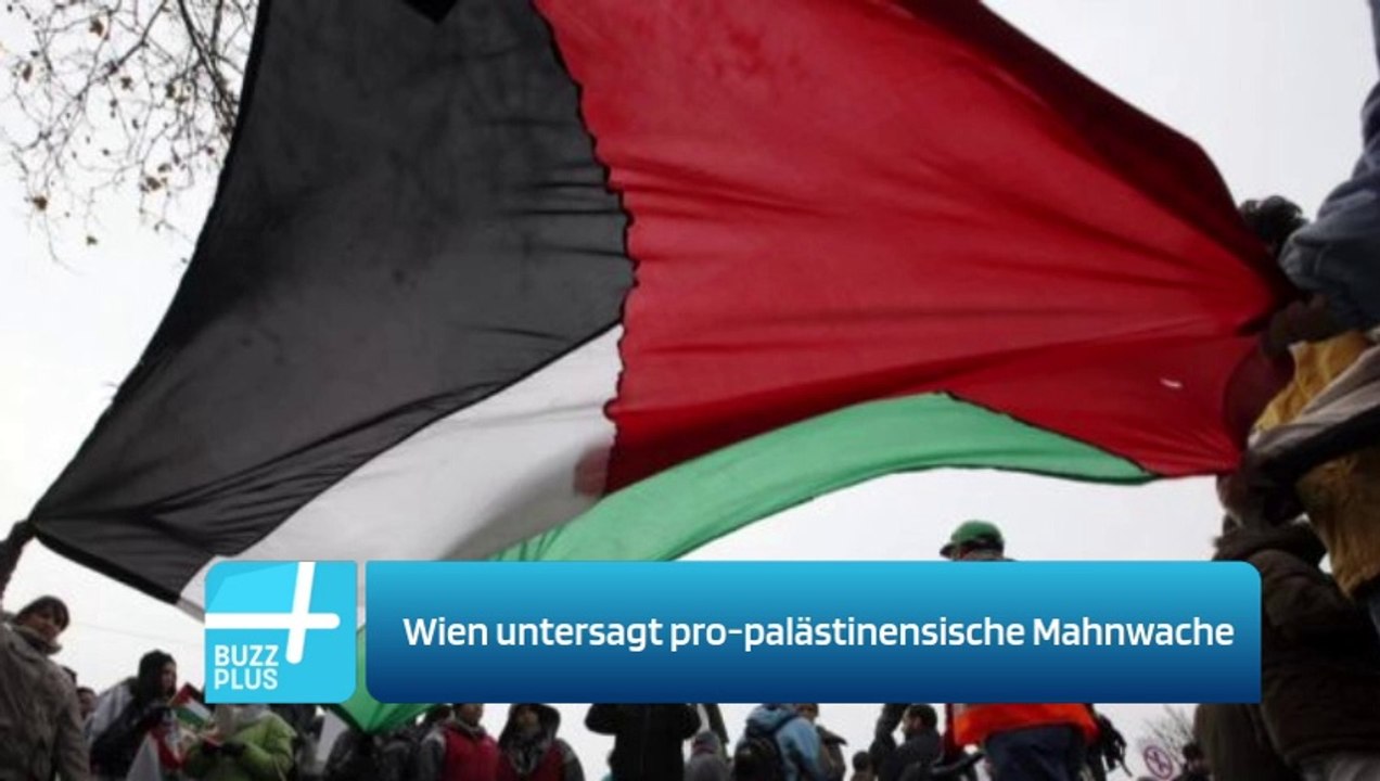 Wien untersagt pro-palästinensische Mahnwache