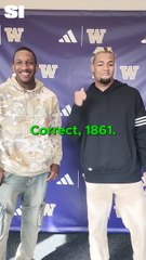 Michael Penix Jr. and Rome Odunze Trivia