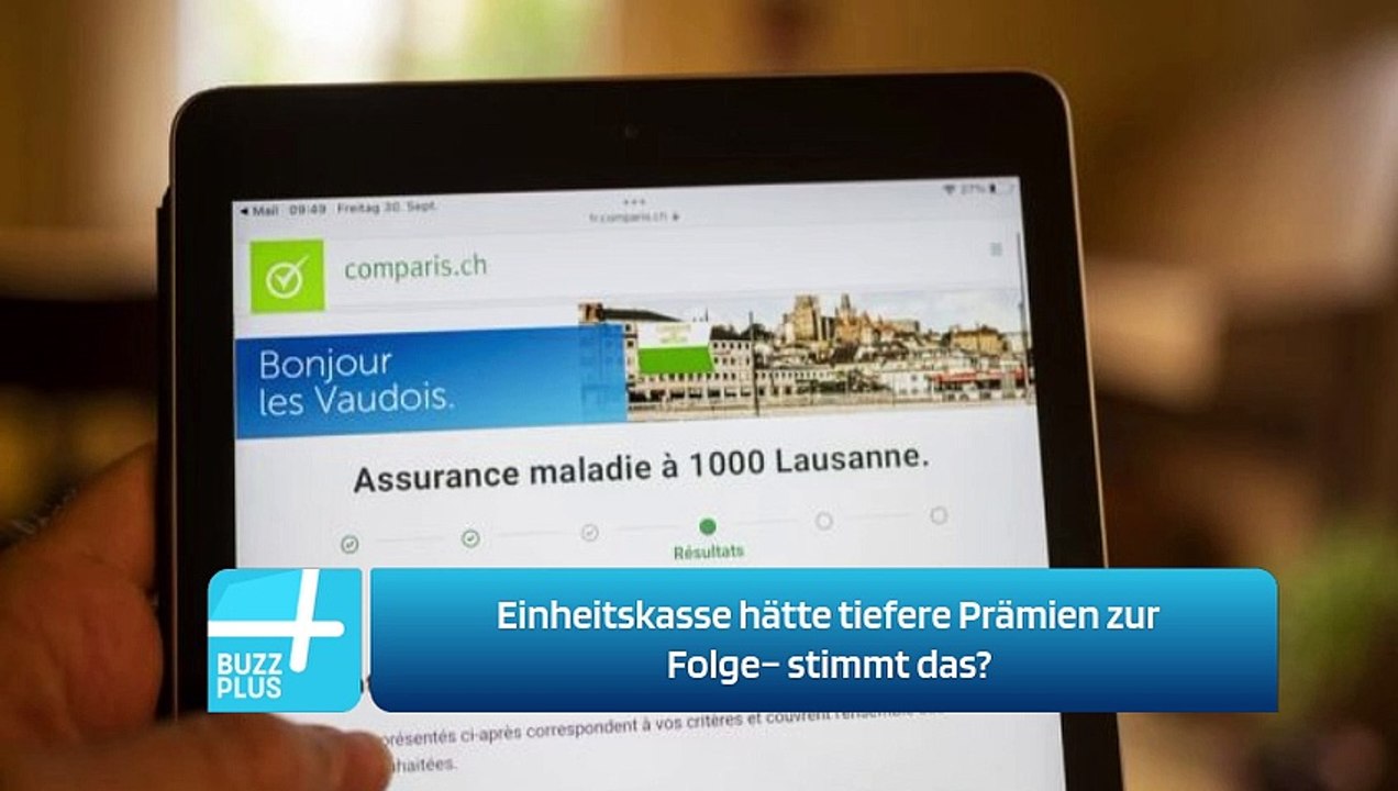 Einheitskasse hätte tiefere Prämien zur Folge– stimmt das?