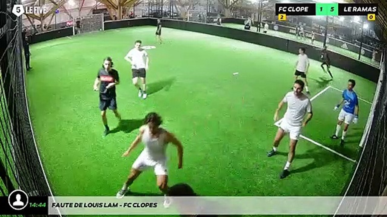 Faute de Louis LAM - FC CLOPES