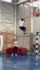 The Wrong Way to Get Off a Rope Ladder