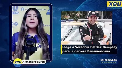 Llega a Veracruz Patrick Dempsey para la carrera Panamericana