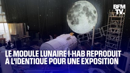 Une maquette à l'échelle 1/1 du prochain module lunaire I-HAB