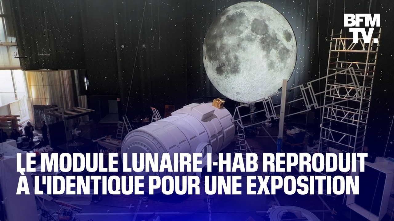 Une maquette à l'échelle 1/1 du prochain module lunaire I-HAB