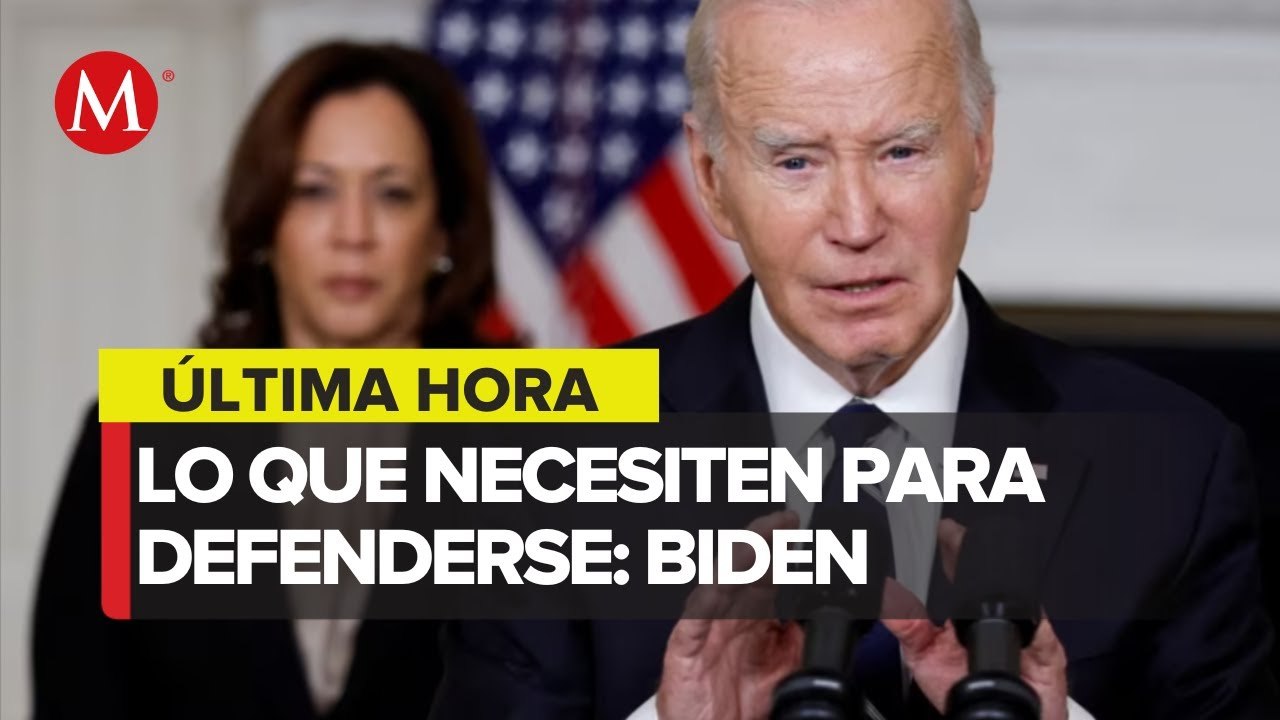Joe Biden confirma que Hamás tiene rehenes estadunidenses y condena actos terroristas
