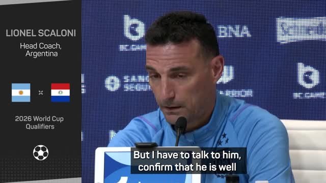 Scaloni provides Messi update ahead of World Cup qualifier