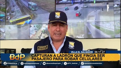Ladrón fingía ser pasajero para arrebatar celulares en Villa El Salvador