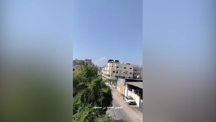 El espeluznante sonido de un cohete destruyendo un edificio en Gaza en cinco segundos