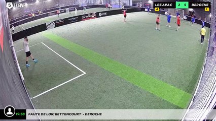 Faute de Loic BETTENCOURT  - Deroche