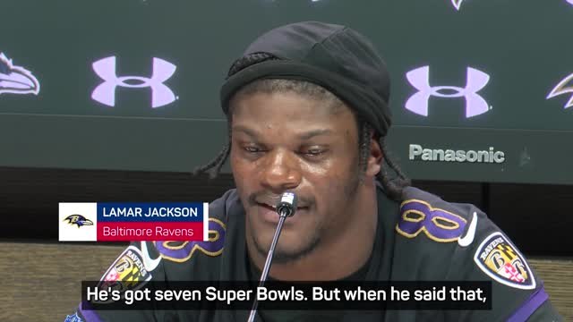 Jackson reacts to being called the 'next GOAT' by Brady