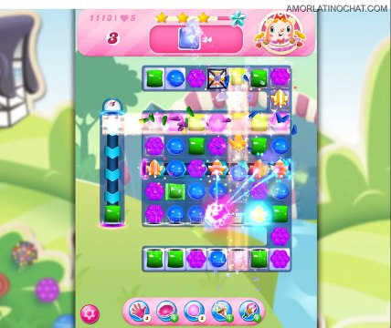 Playing Candy Crush Saga Level 1,113 jugando candy chush Saga Nivel 1,113 gaming game