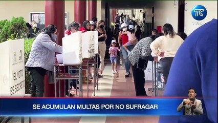 Los que no votaron en la primera vuelta deberán cancelar una multa de 45 dólares