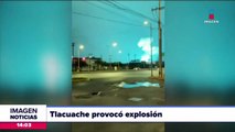 Tlacuache provoca una explosión en fábrica de conductores eléctricos