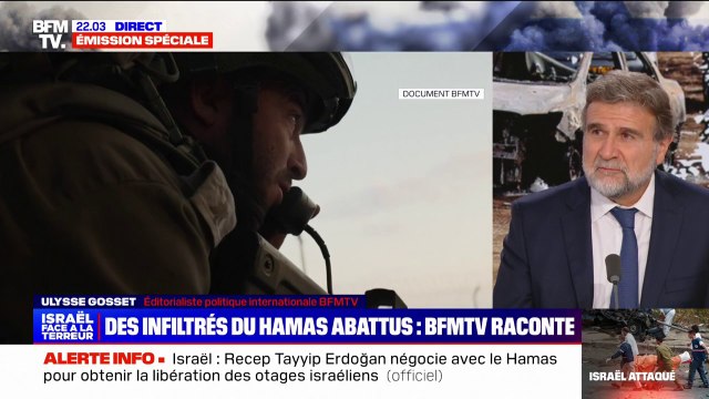 Il faut saluer le travail de nos équipes qui sont confrontées à l'horreur et leur capacité à réagir pour qu'on puisse recevoir leurs images : Ulysse Gosset rend hommage aux journalistes de BFMTV sur le terrain en Israël