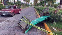 Huracán Lidia deja al menos dos muertos y destrozos en México