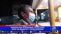 Sutran: inspectores agredidos por vándalos serán trasladados a Lima